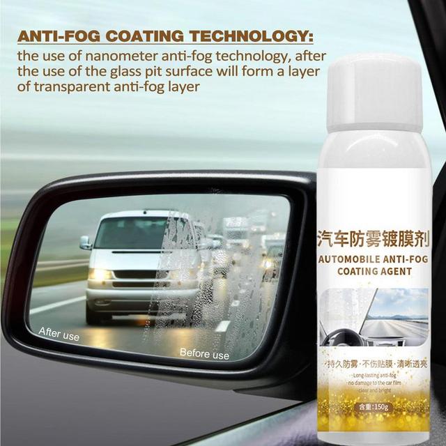 Car Windshield Defogger 150g Anti Fog Windshield Cleaner Long